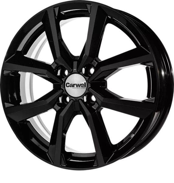 Изображение товара Литой диск Carwel Сегун 16x6" 4x100мм DIA 60.1мм ET 50мм BK