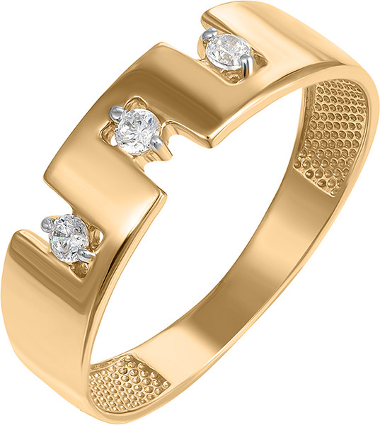 Изображение товара Кольцо из желтого золота Кристалл CP02000226773 (р.15)