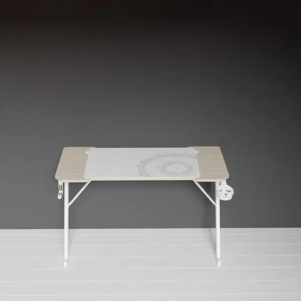 Изображение товара Геймерский стол Zone 51 Trine 120 / Z51-T2N-WD (дерево/белый)