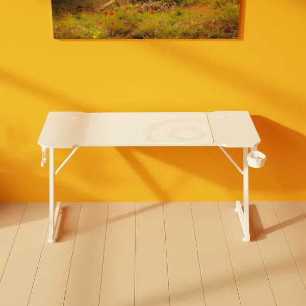 Изображение товара Геймерский стол Zone 51 Trine 140 / Z51-T4N-WH (белый)