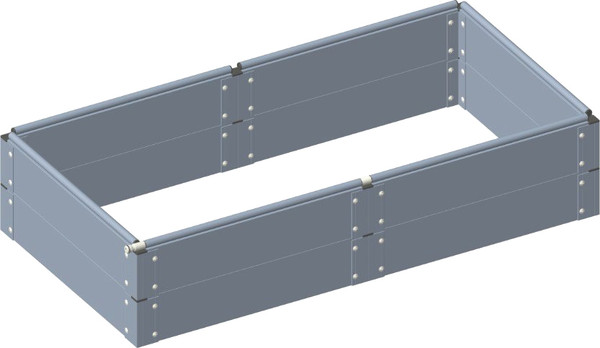 Изображение товара Грядка модульная Гаспадыня 200x80x23.5 / GBG208.2 (с автополивом)