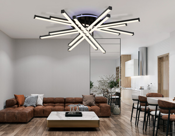 Изображение товара Потолочный светильник Ambrella FL6276 BK (черный)