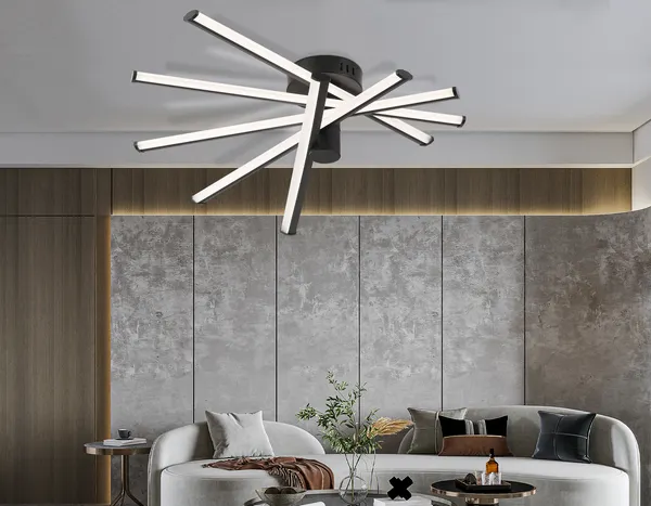 Изображение товара Потолочный светильник Ambrella FL6222 BK (черный)