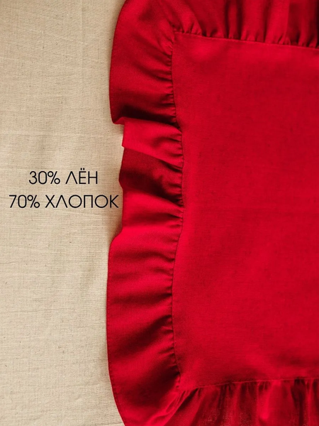 Изображение товара Сервировочная салфетка ОМурМебель 40x45см (2шт, красный)