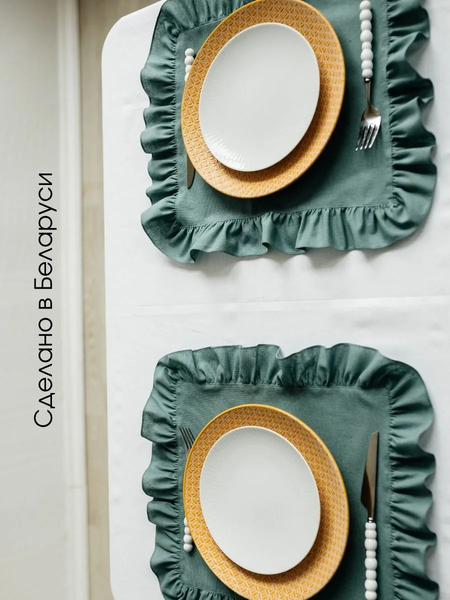 Изображение товара Сервировочная салфетка ОМурМебель 40x45см (2шт, синий)