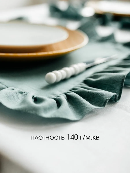 Изображение товара Сервировочная салфетка ОМурМебель 40x45см (2шт, синий)