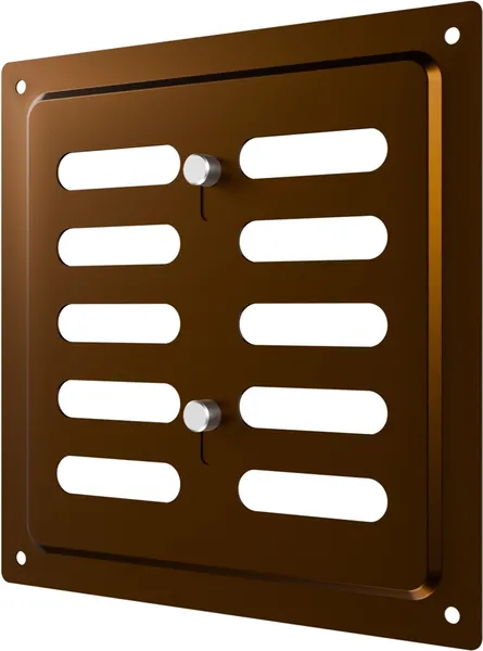 Изображение товара Решетка вентиляционная ERA 1515MER (коричневый металлик)