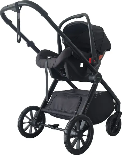 Изображение товара Детская универсальная коляска INDIGO Trion 3в1 (черный)