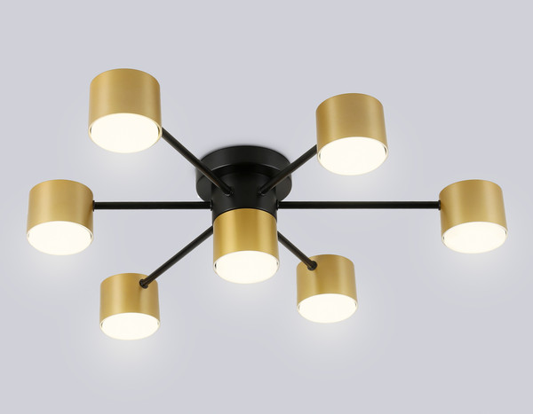 Люстра Ambrella FL51726/7 BK/GD (черный/золото)