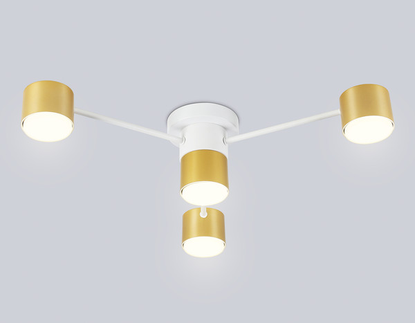 Изображение товара Люстра Ambrella FL51720/4 WH/GD (белый/золото)