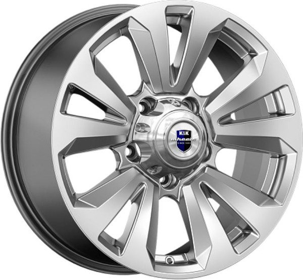 Литой диск K&K Ла-Пас 18x8" 5x139.7мм DIA 108.5мм ET 30мм Дарк платинум — фото 3