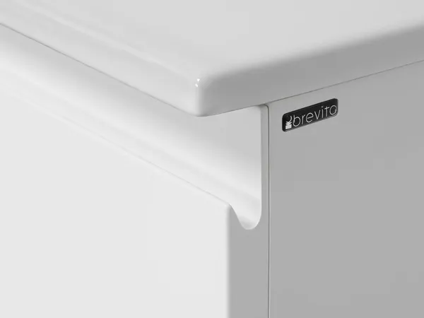 Изображение товара Тумба с умывальником Brevita Tivolli 80 / Tiv-09080-0102Я+B-RUB080-01