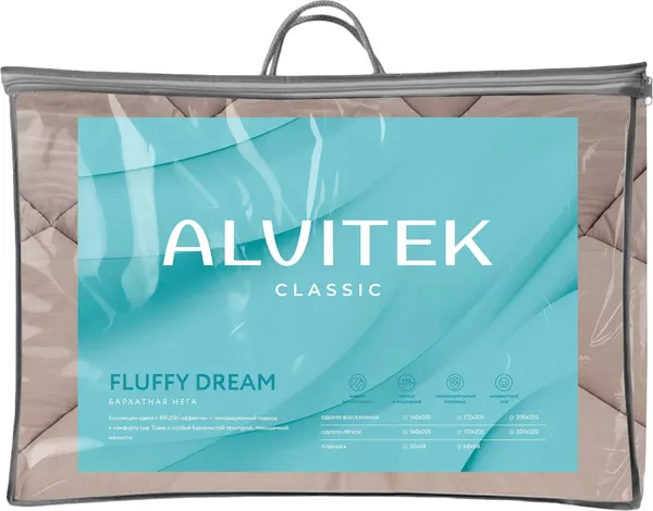 Изображение товара Одеяло AlViTek Fluffy Dream 140x205 / ОЖЛ-15-Песчаная Дюна
