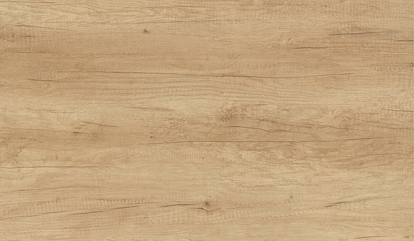 Изображение товара Обеденный стол Васанти Плюс Дорн 18мм 110/150x70 (дуб небраска натуральный/обвязка черная/опора черная)