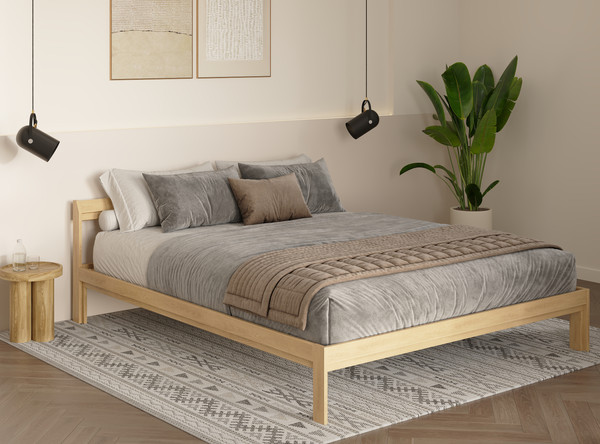 Изображение товара Двуспальная кровать Mio Tesoro  Эко 160х200 / 2.14.04.005.17 (береза)