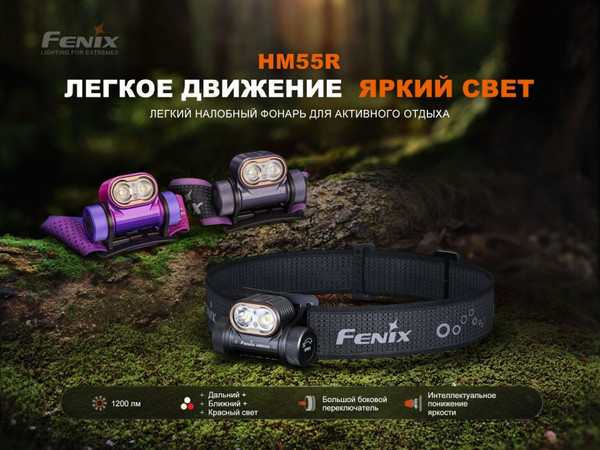 Изображение товара Фонарь Fenix Light HM55Rnb (небула)