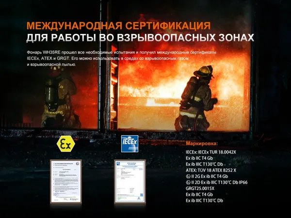 Изображение товара Фонарь Fenix Light WH35RE