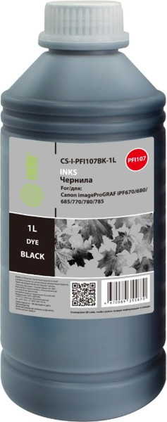 Изображение товара Контейнер с чернилами Cactus CS-I-PFI107BK-1L