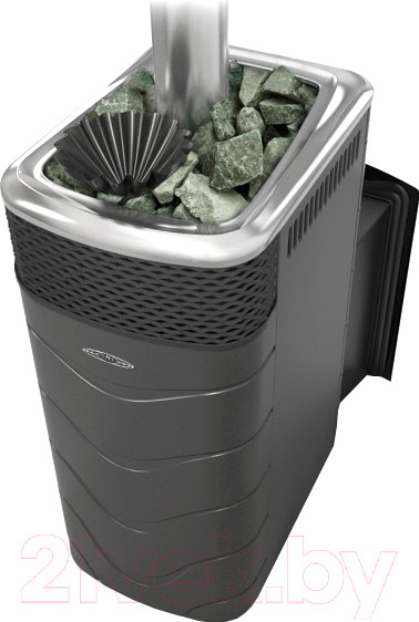 Изображение товара Печь-каменка ТМФ Гейзер XXL 2017 Inox Витра (антрацит, ЗК)