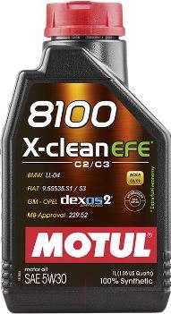 Изображение товара Моторное масло Motul 8100 X-Clean EFE 5W30 107210/109470 (1л)