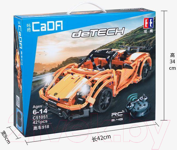 Изображение товара Конструктор управляемый CaDa Technic Porsche / C51051W (421эл)