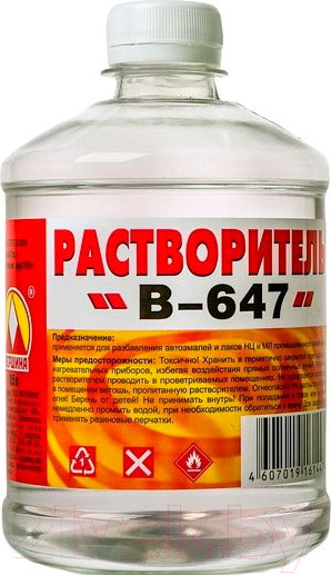 Изображение товара Растворитель Вершина В-647 (500мл)