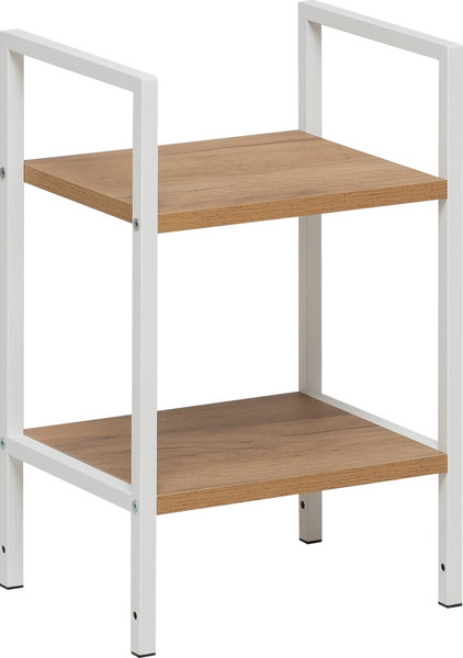 Изображение товара Стеллаж Импэкс Leset Стилвуд 12 узкий 2 полки  (белый/дуб крафт золотой)