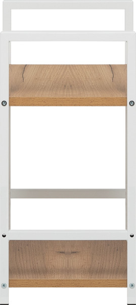 Изображение товара Стеллаж Импэкс Leset Стилвуд 12 узкий 2 полки  (белый/дуб крафт золотой)