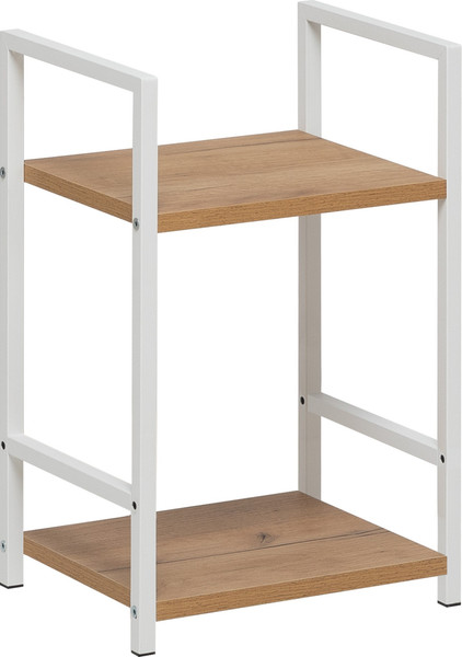 Изображение товара Стеллаж Импэкс Leset Стилвуд 12 узкий 2 полки  (белый/дуб крафт золотой)