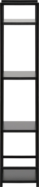 Изображение товара Стеллаж Импэкс Leset Стилвуд 14 узкий 4 полки (черный/черный)