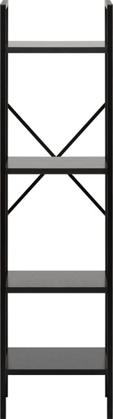 Изображение товара Стеллаж Импэкс Leset Стилвуд 14 узкий 4 полки (черный/черный)