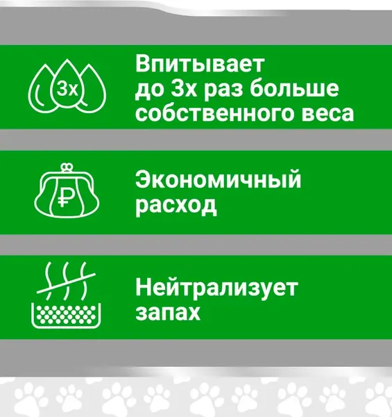 Изображение товара Наполнитель для туалета Zoo Cat Litter Зелёный чай (12л/5кг)