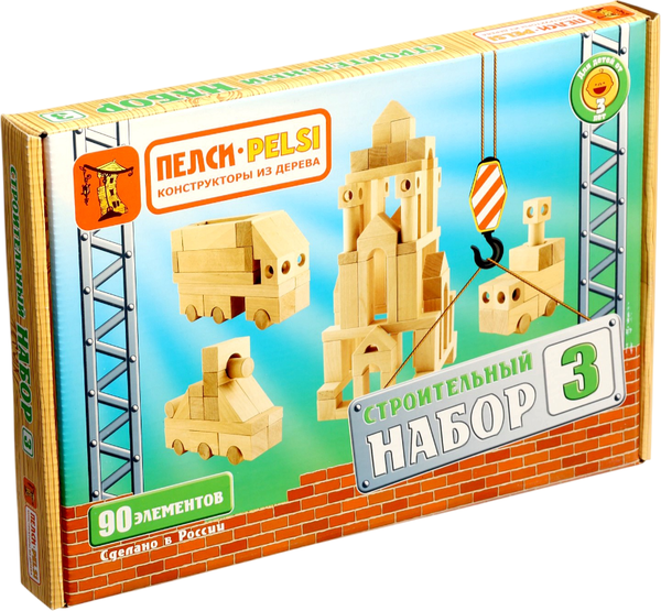 Изображение товара Конструктор Pelsi Строительный набор №3 / И716 (90эл)
