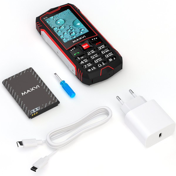 Изображение товара Мобильный телефон Maxvi R10 (красный)