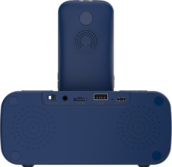 Изображение товара Мобильный телефон Maxvi RT-03 с док-станцией (синий)