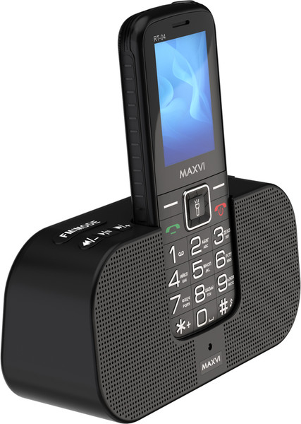 Изображение товара Мобильный телефон Maxvi RT-04 с док-станцией (черный)