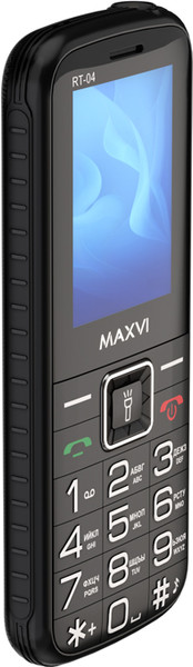 Изображение товара Мобильный телефон Maxvi RT-04 с док-станцией (черный)