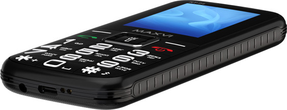 Изображение товара Мобильный телефон Maxvi RT-04 с док-станцией (черный)
