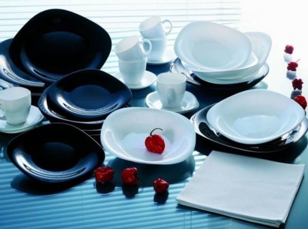 Изображение товара Набор тарелок Luminarc Carine Black L9816-ECOM (6шт)