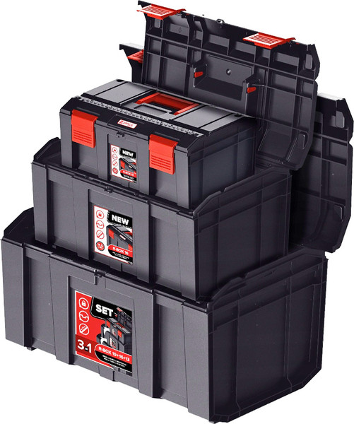 Изображение товара Набор ящиков для инструментов QBrick System Regular R-BOX 19/R-BOX 16/R-BOX 1 / Z253938PG001 (черный)