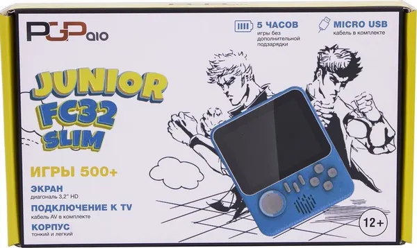 Изображение товара Игровая приставка PGP AIO Junior FC32a Slim / PktP28 (голубой)