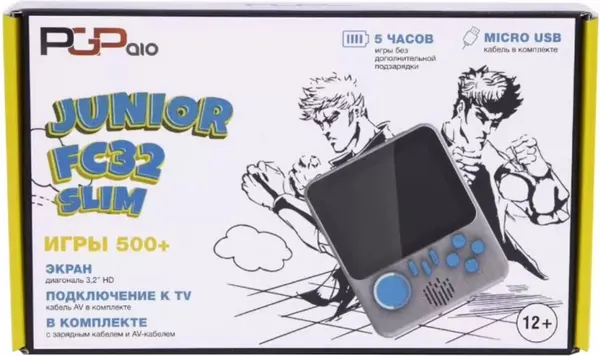 Изображение товара Игровая приставка PGP AIO Junior FC32b Slim / PktP29 (серый)