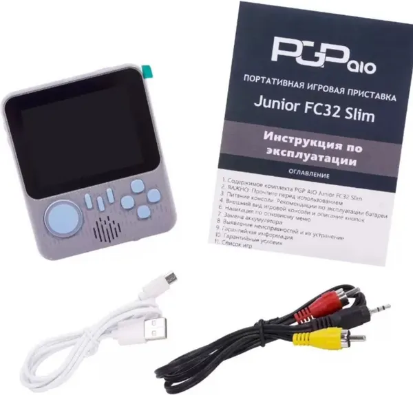 Изображение товара Игровая приставка PGP AIO Junior FC32b Slim / PktP29 (серый)