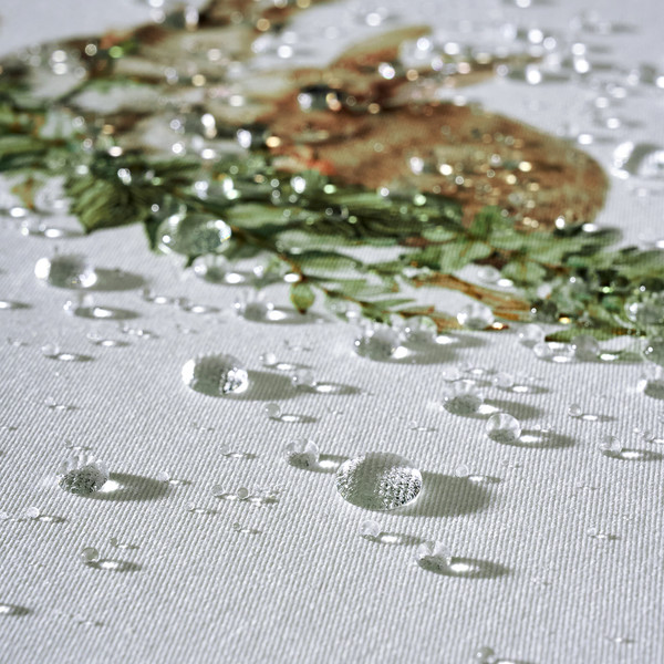 Изображение товара Скатерть Lefard Sense Кролики и Маки 850-753-20 (зеленый)