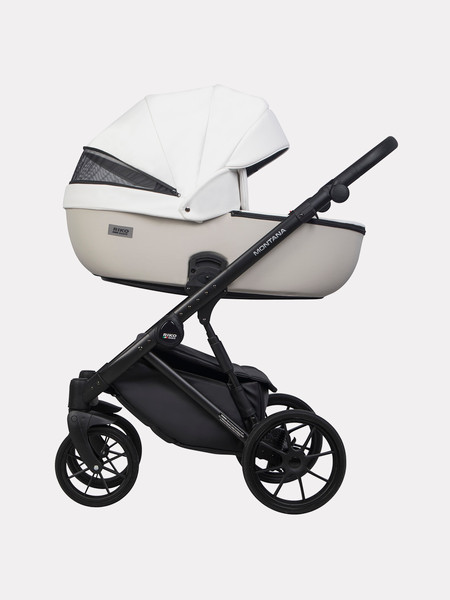 Изображение товара Детская универсальная коляска Riko Montana X Ecco 2 в 1 Basic (белый/светло-серый)