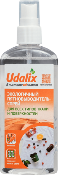 Изображение товара Пятновыводитель универсальный Udalix Экологичный для всех типов тканей и поверхностей (150мл)