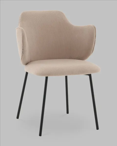 Изображение товара Стул Stool Group Джиннет / AV 315-LM05-9005-K (велюр бежевый)
