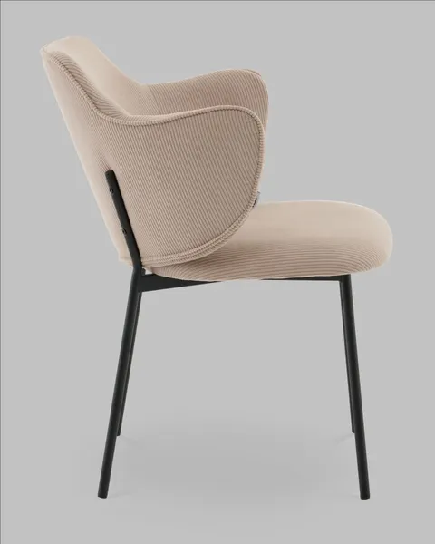 Изображение товара Стул Stool Group Джиннет / AV 315-LM05-9005-K (велюр бежевый)