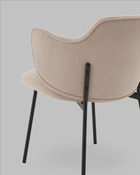 Изображение товара Стул Stool Group Джиннет / AV 315-LM05-9005-K (велюр бежевый)