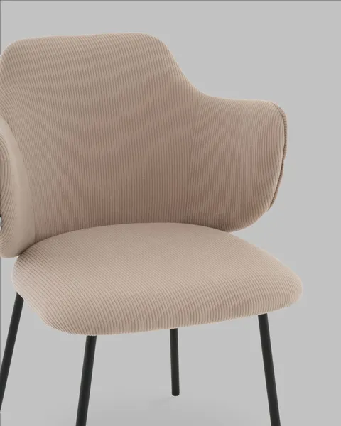 Изображение товара Стул Stool Group Джиннет / AV 315-LM05-9005-K (велюр бежевый)